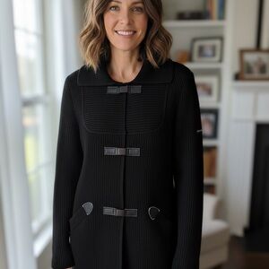 Saint James 100% wool sweater luxury staple timeless W s/m substantial thick